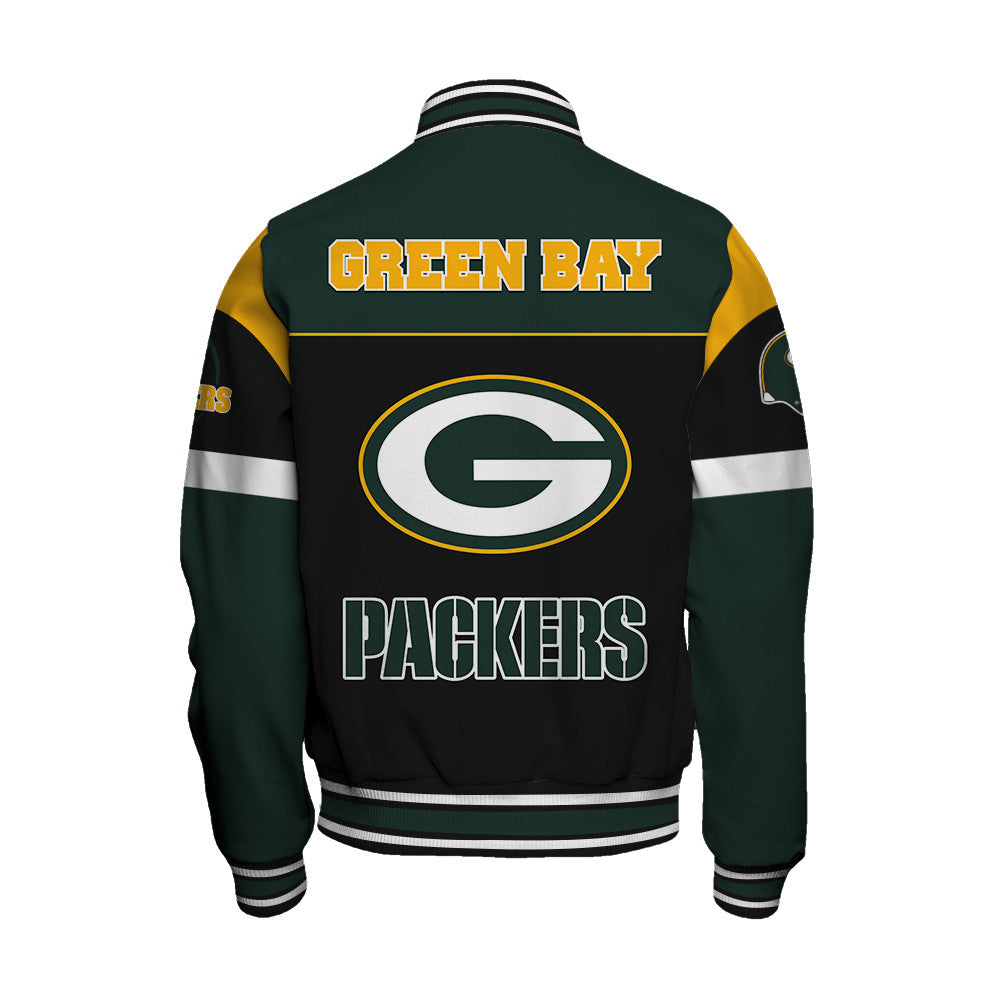 Green Bay Packers National Football League 2025 -26 Feel The Power Unisex Varsity Jacket
