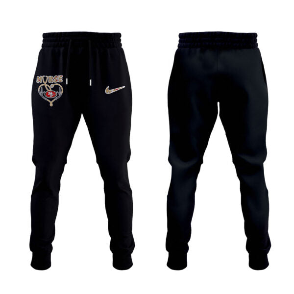 San Francisco 49ers Nurses Appreciation 2025 Red Combo Hoodie