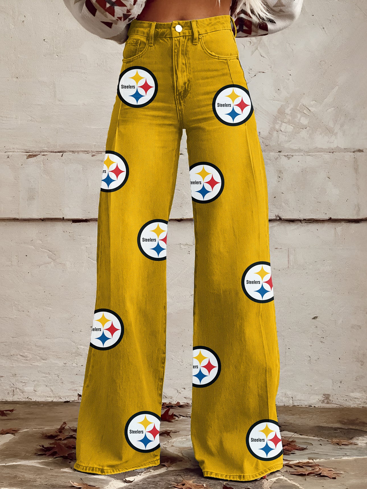 Women's Vintage casual wide LegPants