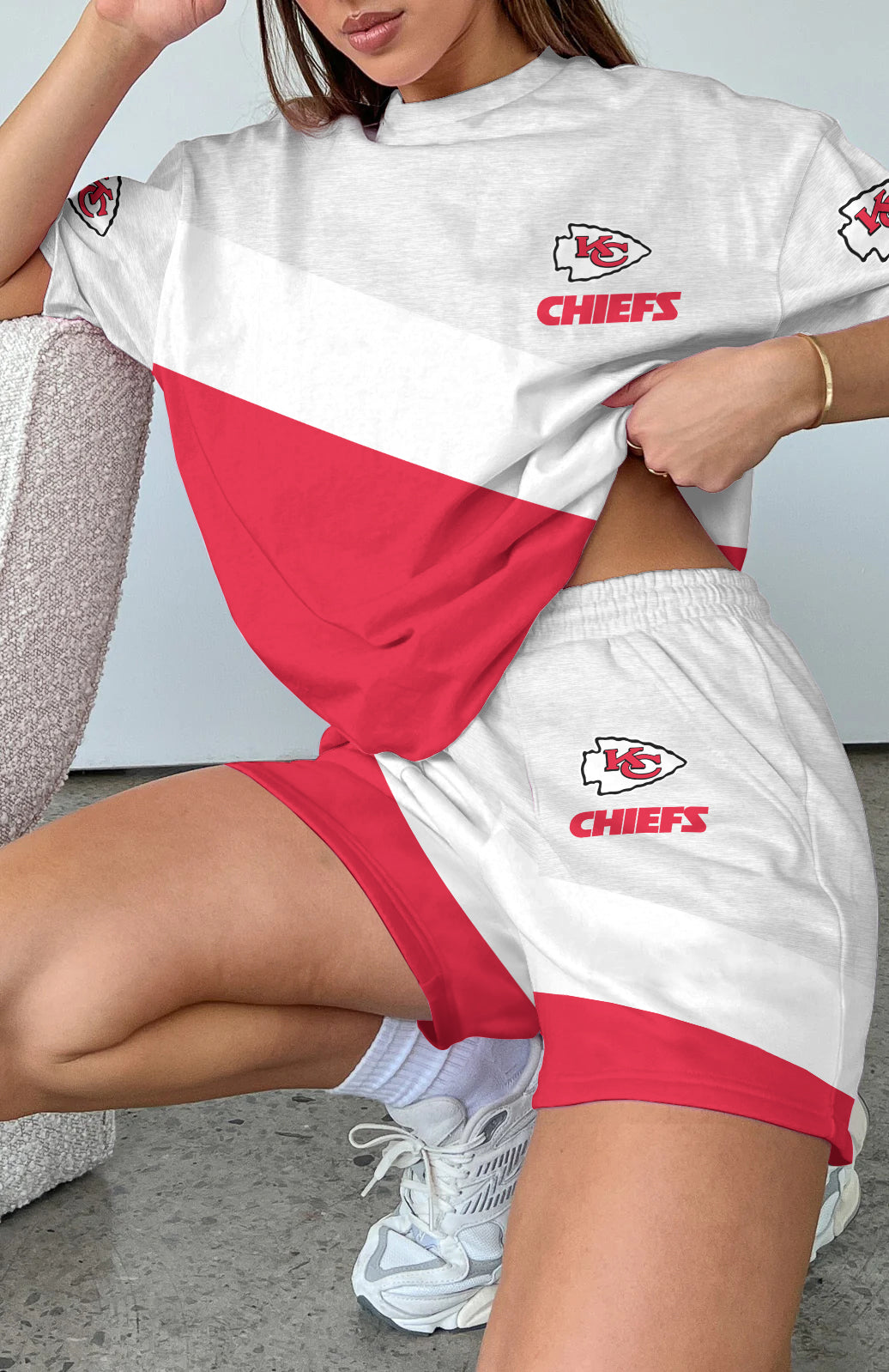 Kansas City Chiefs Limited Edition Women's T-Shirt & Short Set