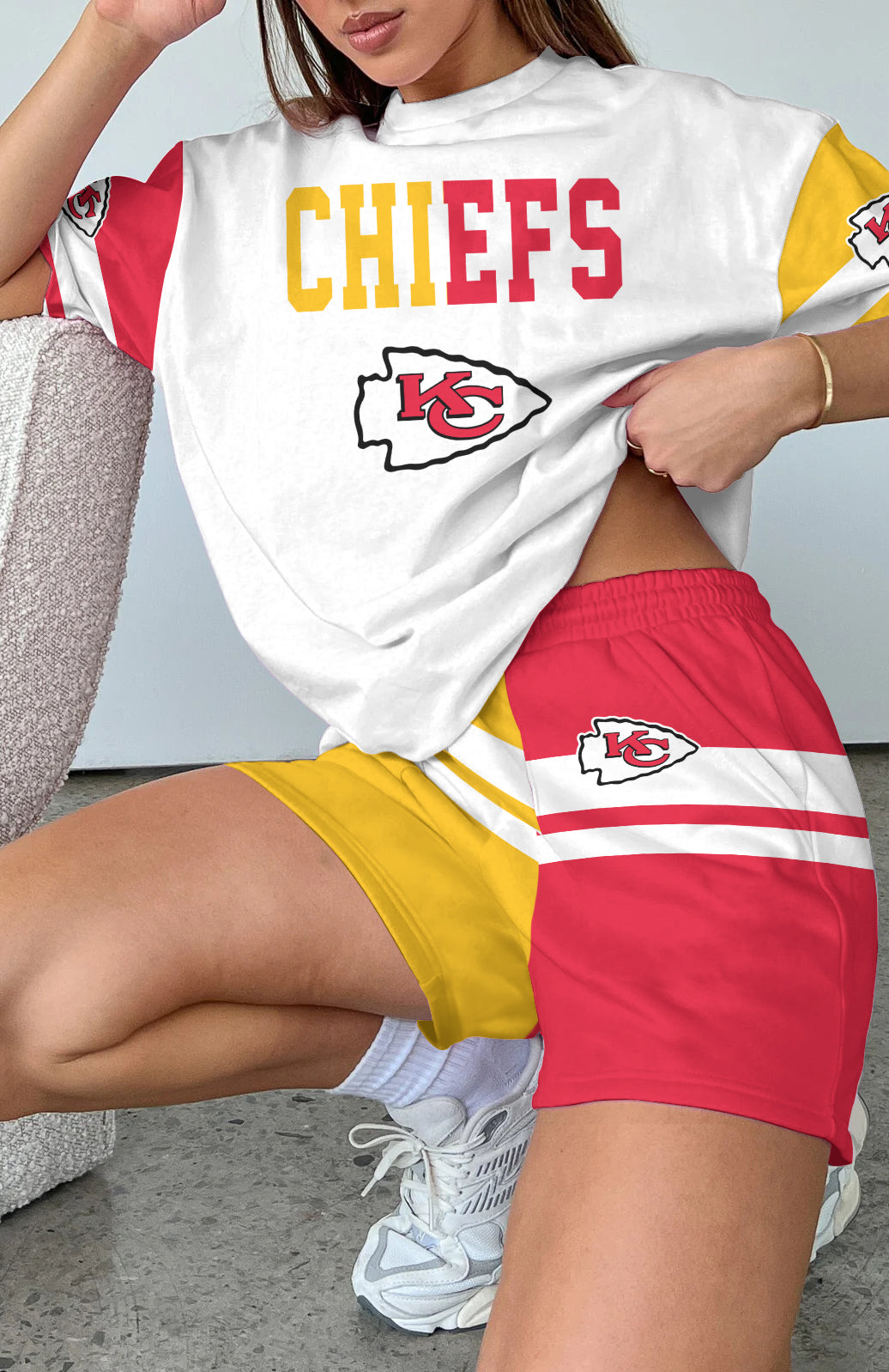 Kansas City Chiefs Limited Edition Women's T-Shirt & Short Set