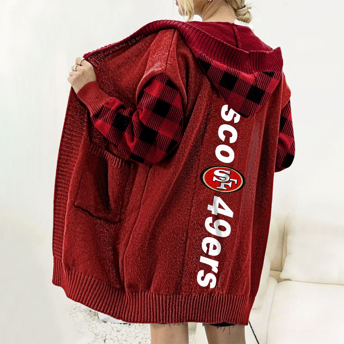 Drop Shoulder Hooded Duster Cardigan