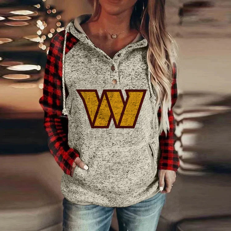 Washington Redskins 3D Printed Splicing Hoodie