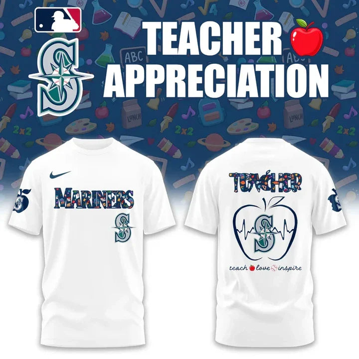 Limited Edition Seattle Mariners TEACHER NIGHT 2025 Shirt