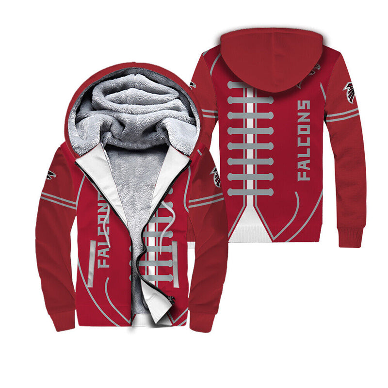 Atlanta Falcons
Limited Edition Thickened Hooded Fleece Jacket