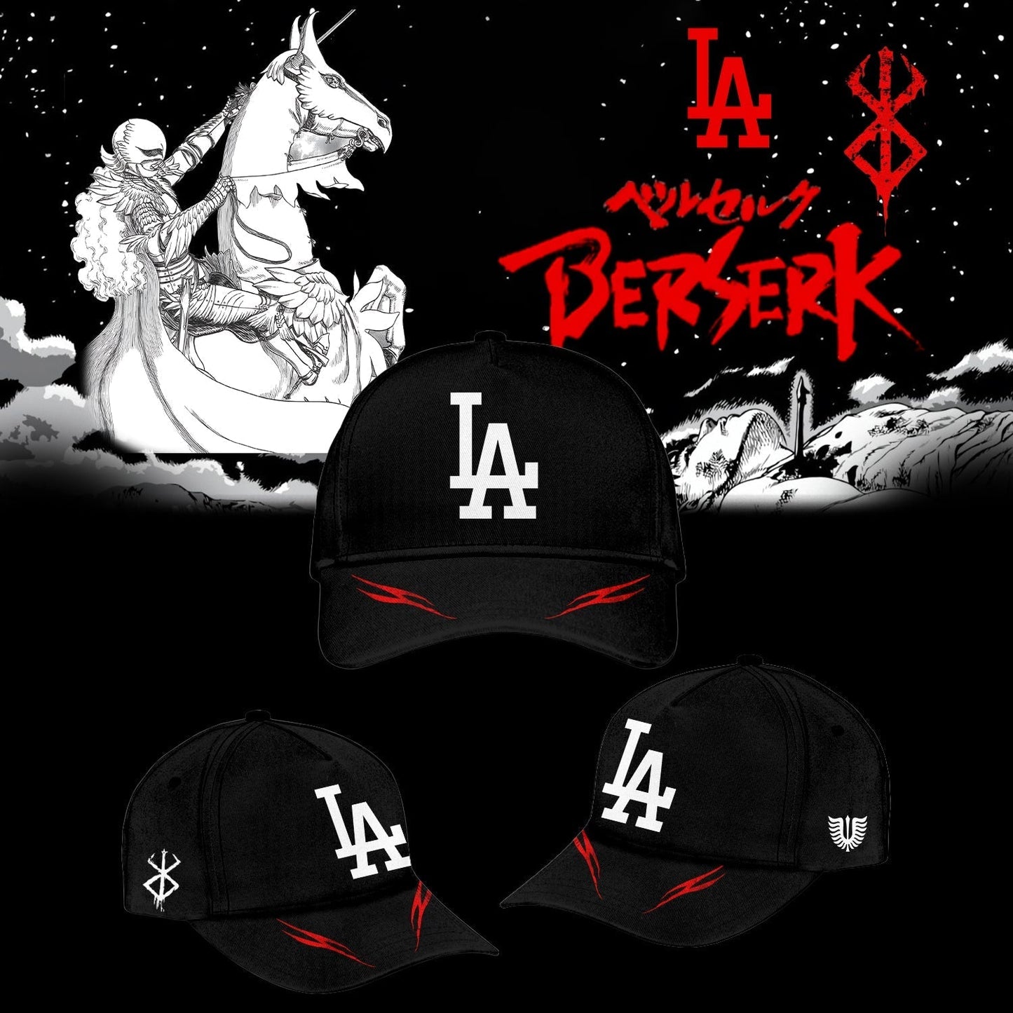 Los Angeles Dodgers x Berserk Limited Edition Griffith Jersey 2025
