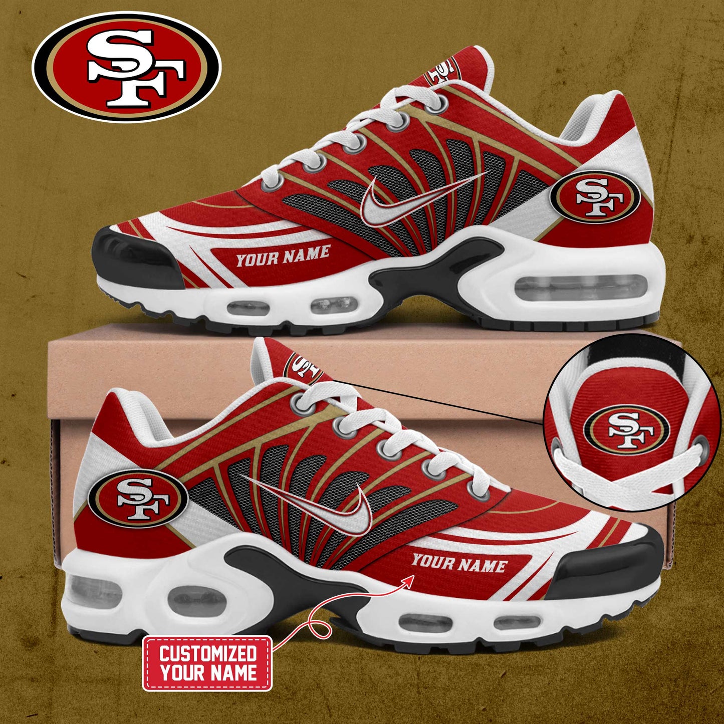 Special Edition San Francisco 49ers 2025 New Shoes
