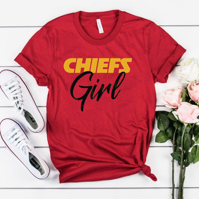 Casual printed short-sleeved T-shirt