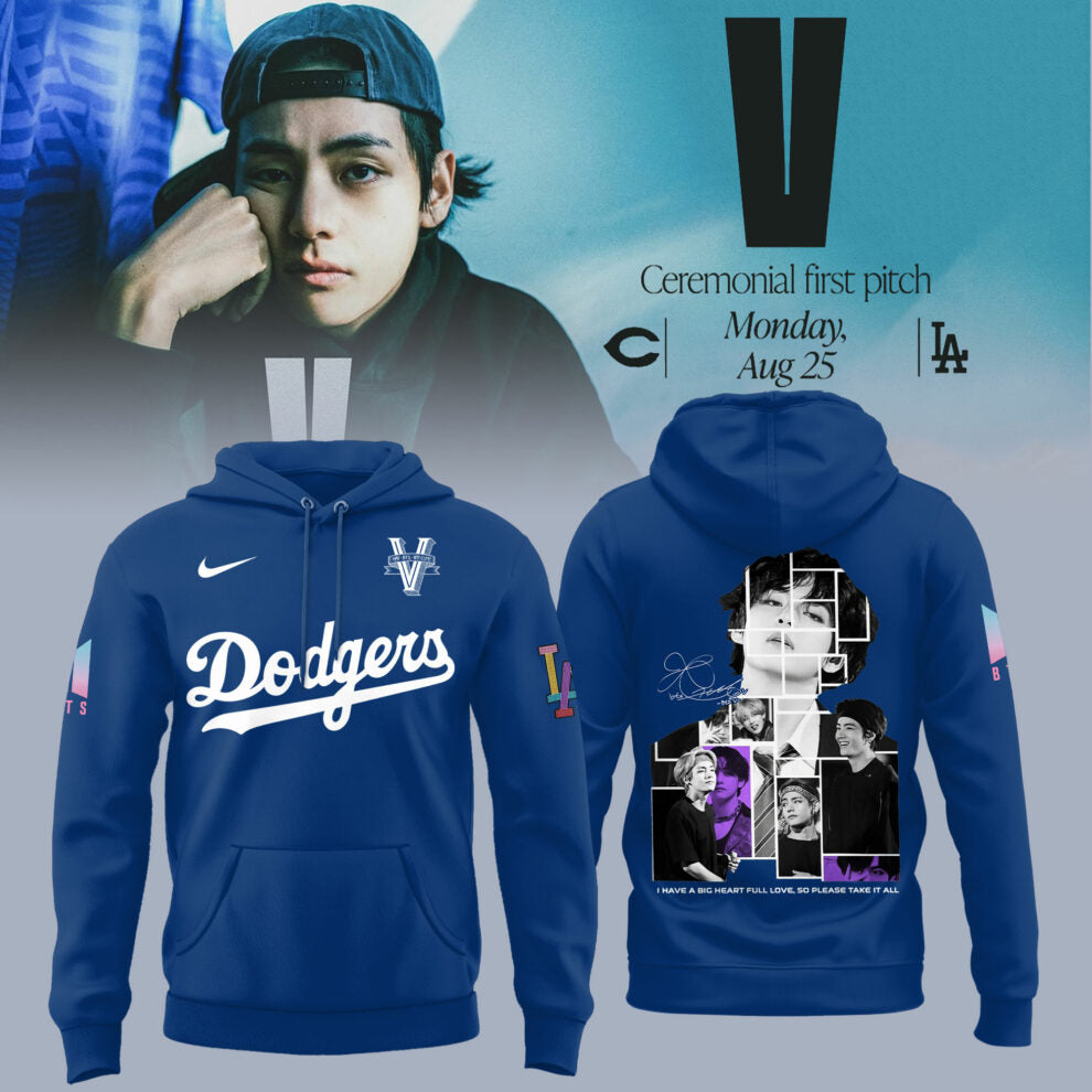 Los Angeles Dodgers x V BTS Hoodie