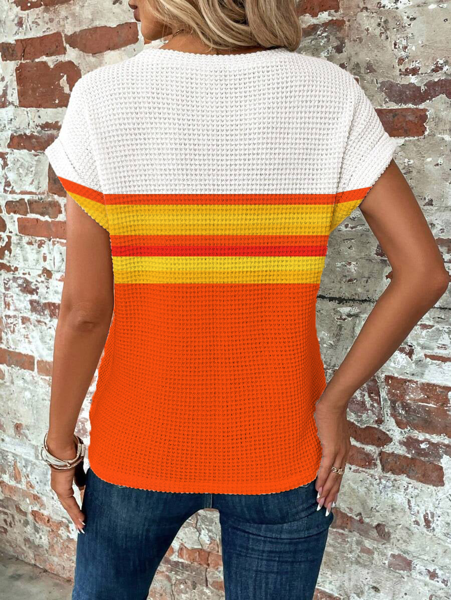 Astros Batwing Sleeve Cross Wrap Tee