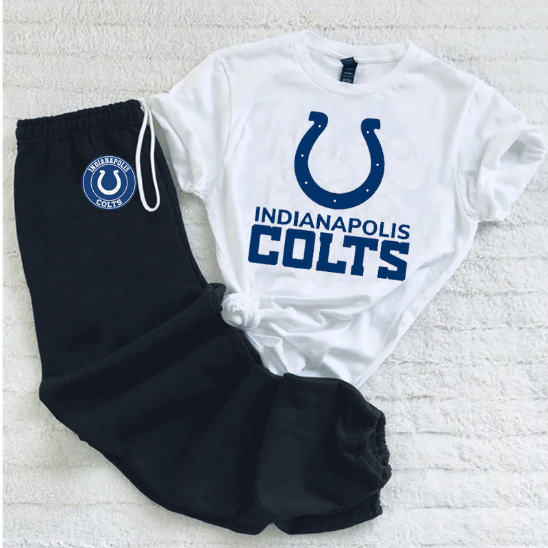 Casual loose fashion printed suit