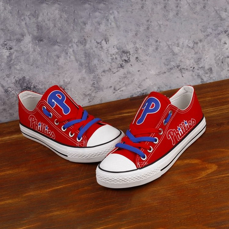 Casual printed low-top canvas shoes unisex