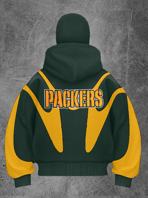 Unisex Masked Double Hooded Cardigan Jacket