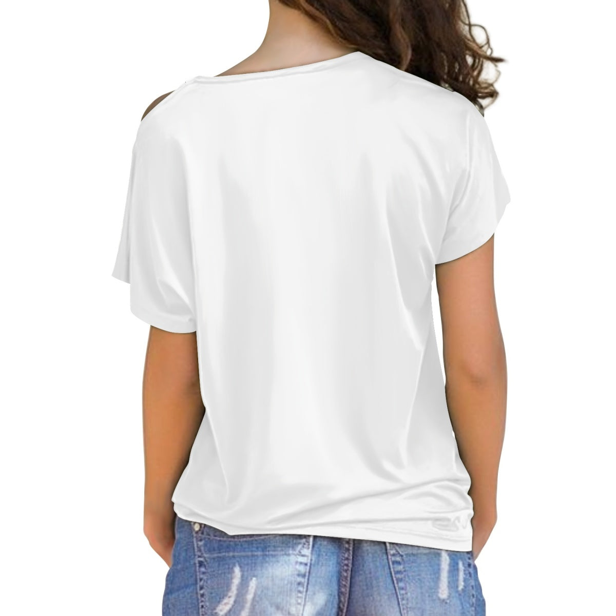 sequin cross belt women's top