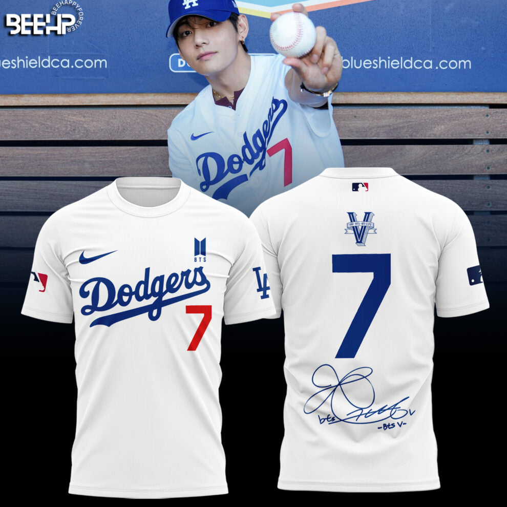 Los Angeles Dodgers x V BTS Limited Edition Shirt