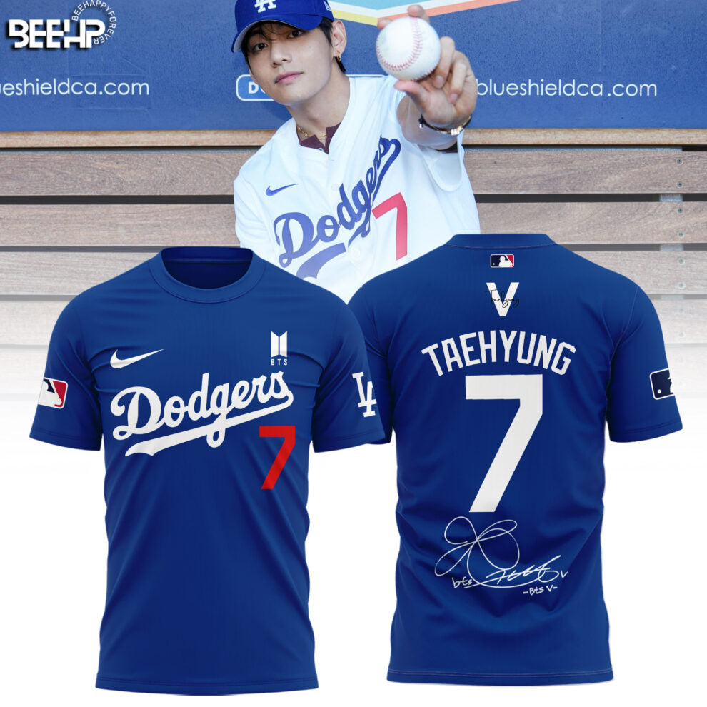 Los Angeles Dodgers x V BTS Limited Edition Shirt