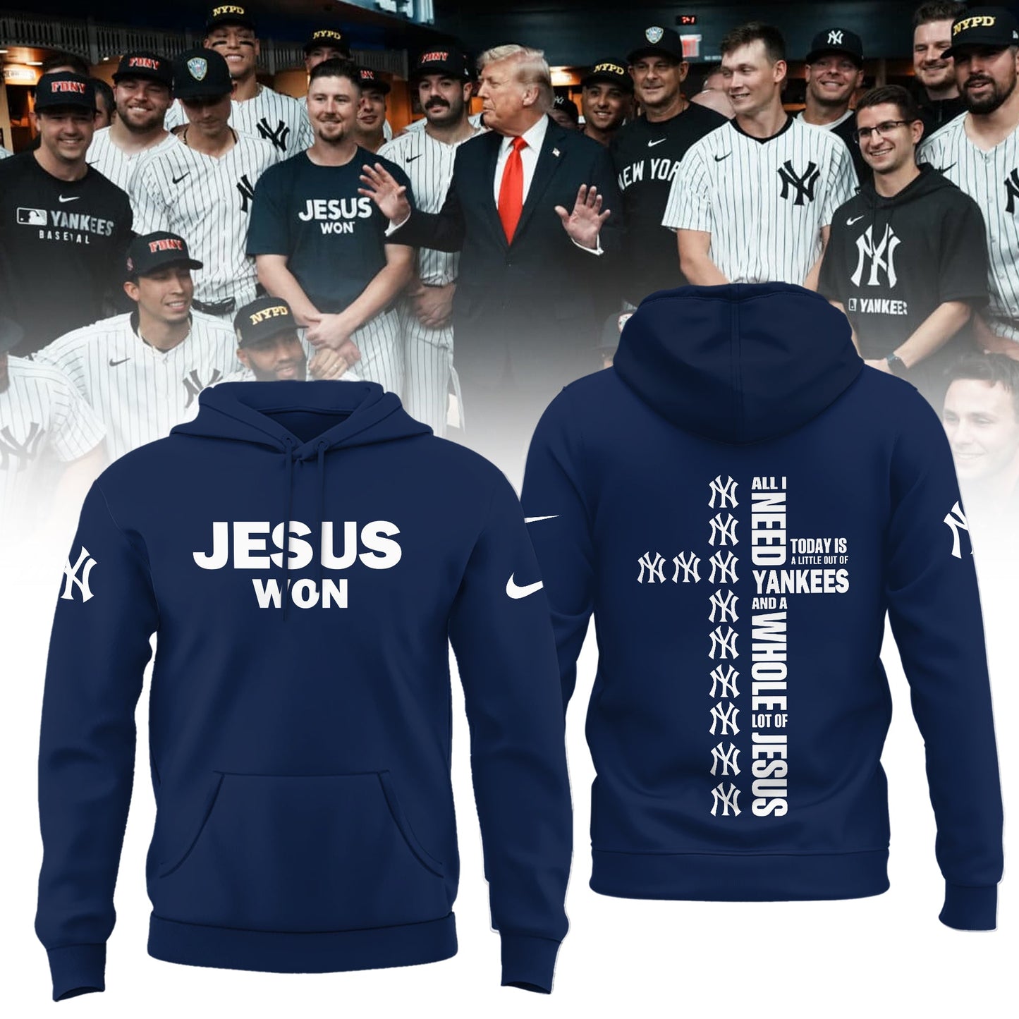 New York Yankees Jesus Won Limited Edition