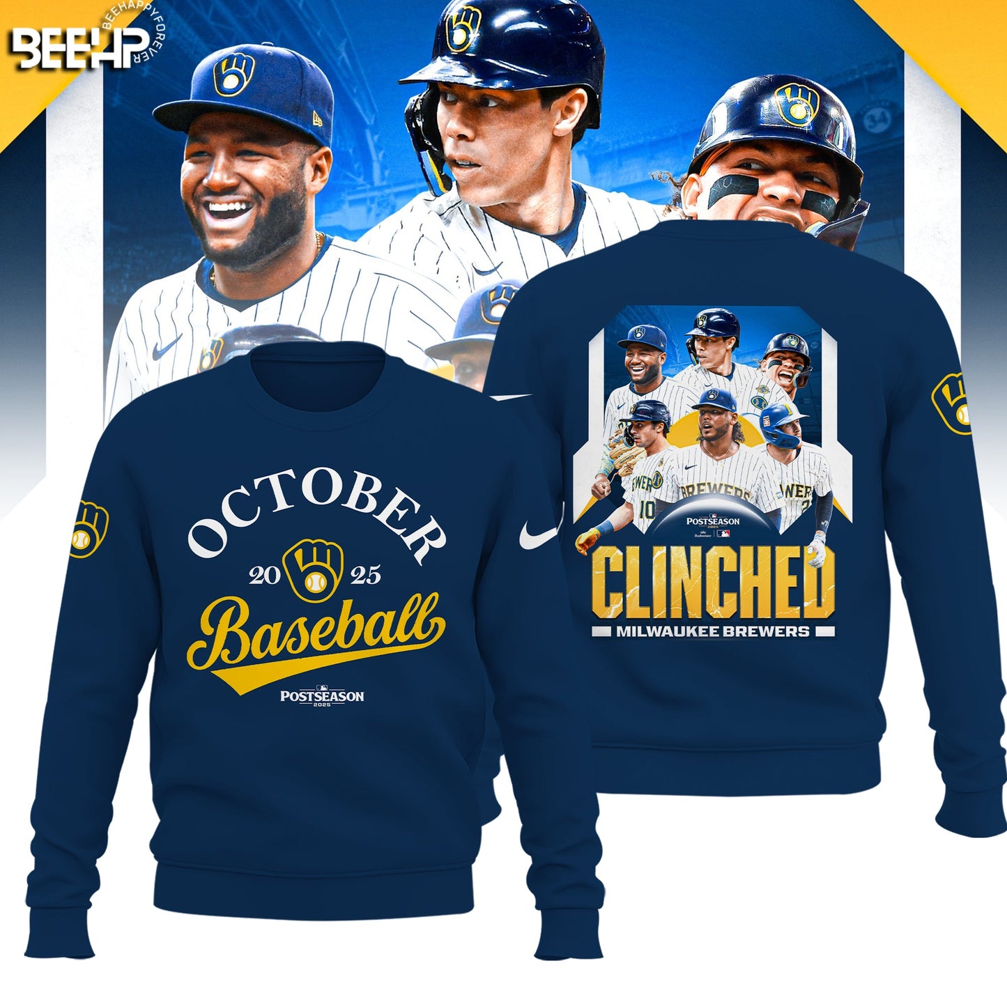 Milwaukee Brewers 2025 Postseason Limited Edition Sweat