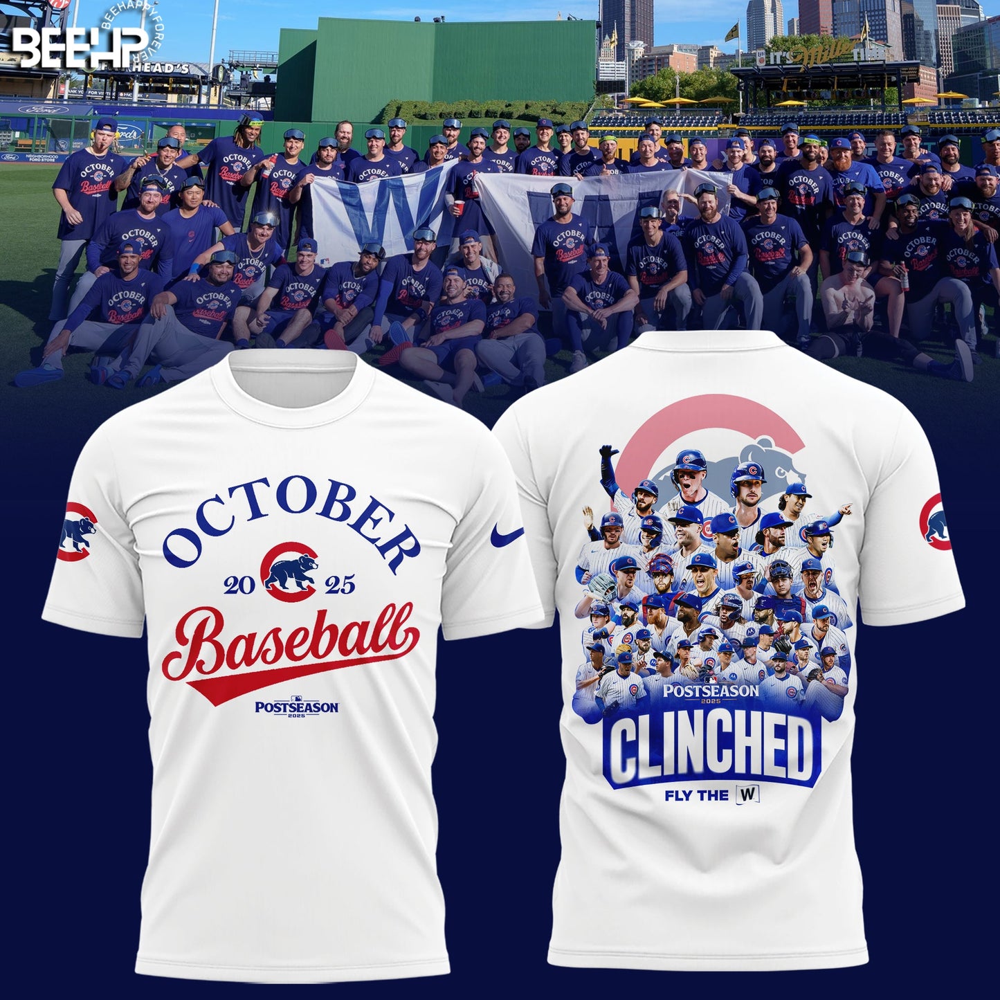 Chicago Cubs 2025 Postseason Limited Edition T-Shirt