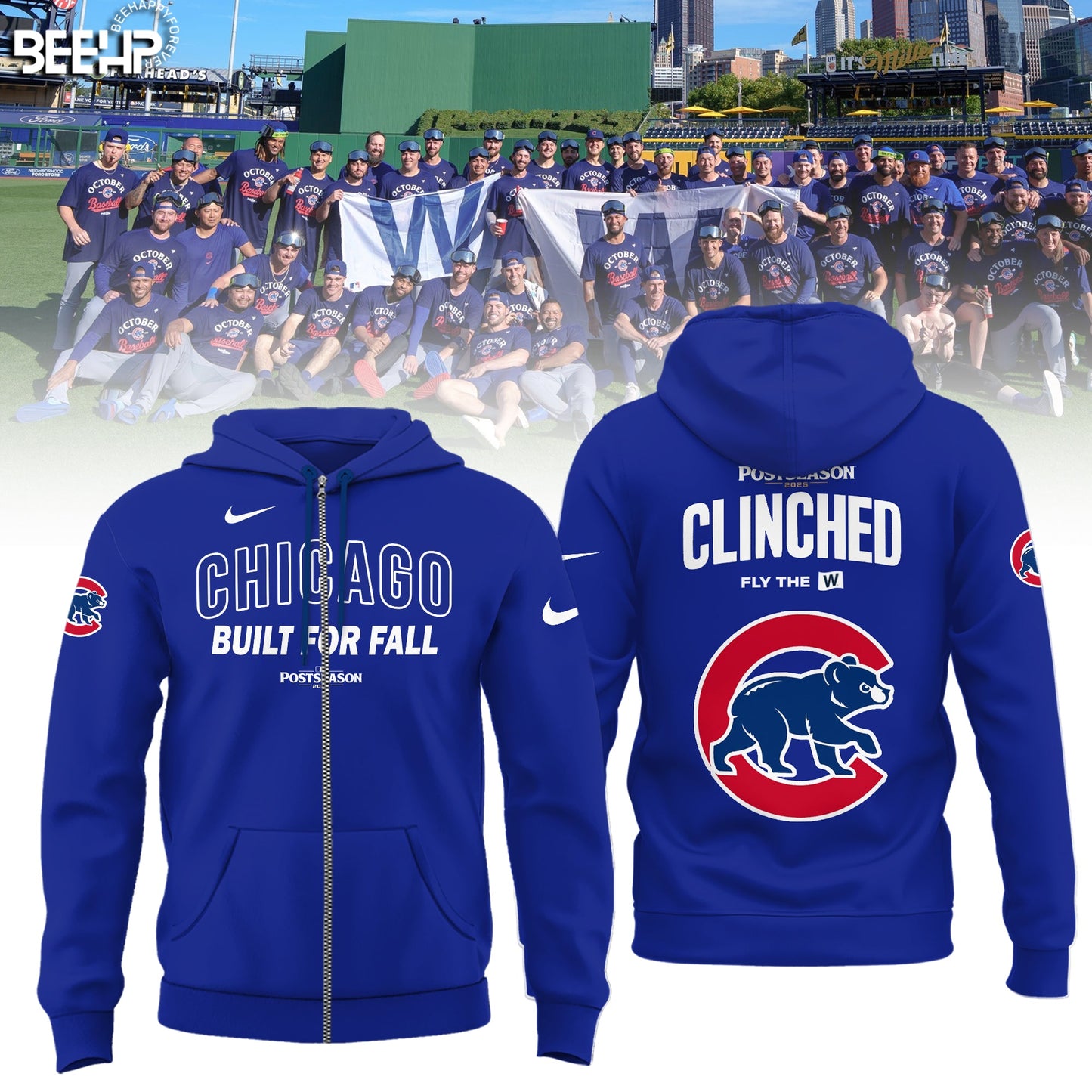 Chicago Cubs 2025 Postseason Limited Edition Shirt Zip