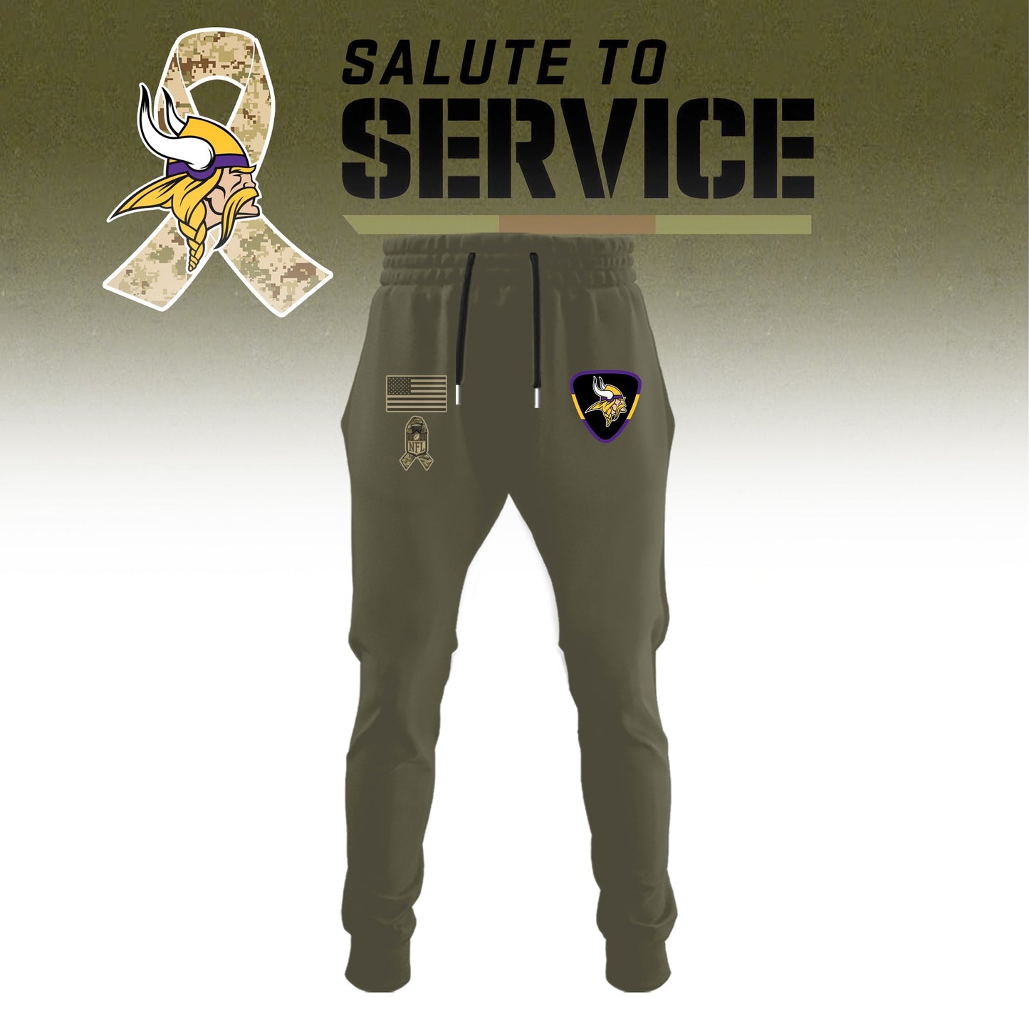 Minnesota Vikings 2025 Salute to Service Limited Edition Combo