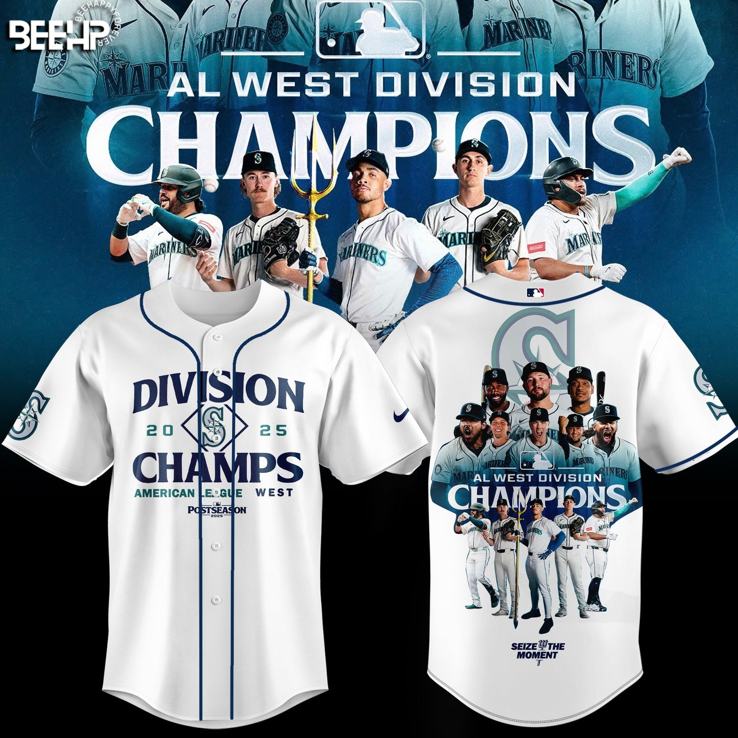 Seattle Mariners 2025 AL West Division Champions Limited Edition Jersey
