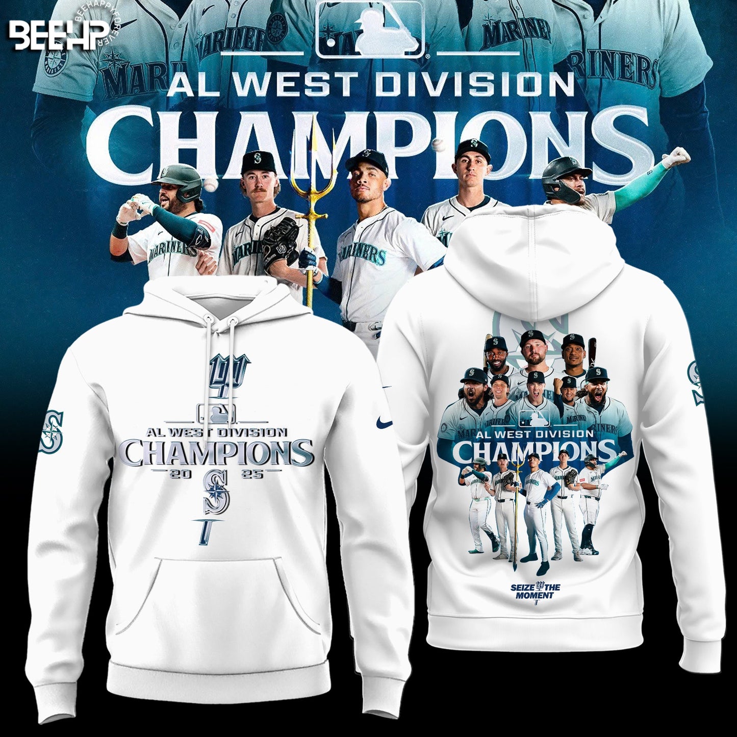 Seattle Mariners 2025 AL West Division Champions Limited Edition Hoodie