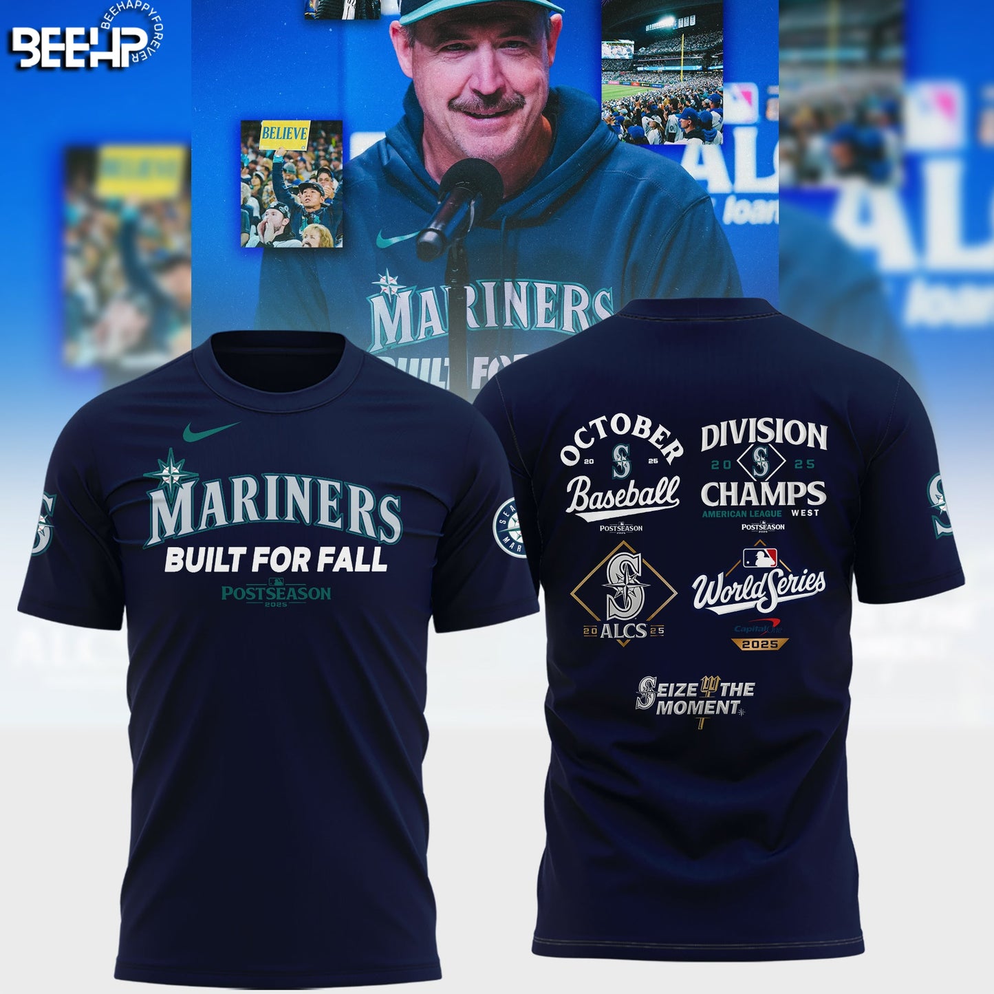 Seattle Mariners Built For Fall Limited Edition T-Shirt