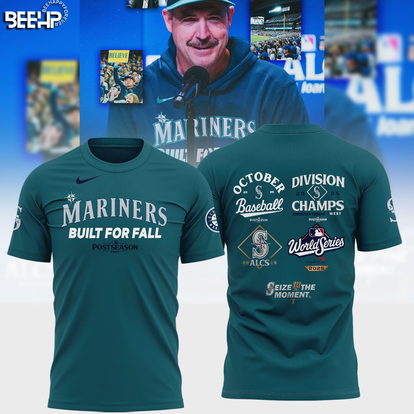 Seattle Mariners Built For Fall Limited Edition T-Shirt
