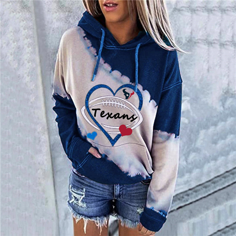 Houston Texans
Fashion Printed Patchwork Hoodie