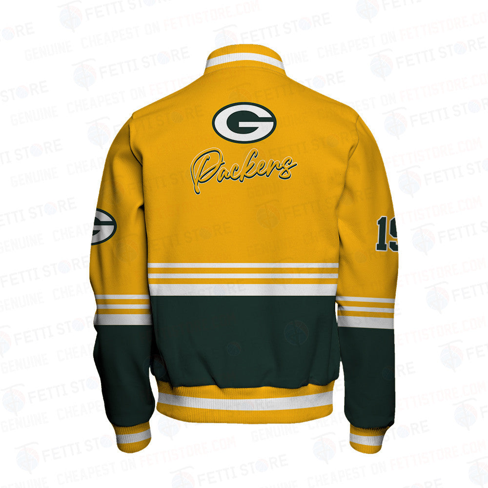 Green Bay Packers - National Football League AOP Varsity Jacket V4