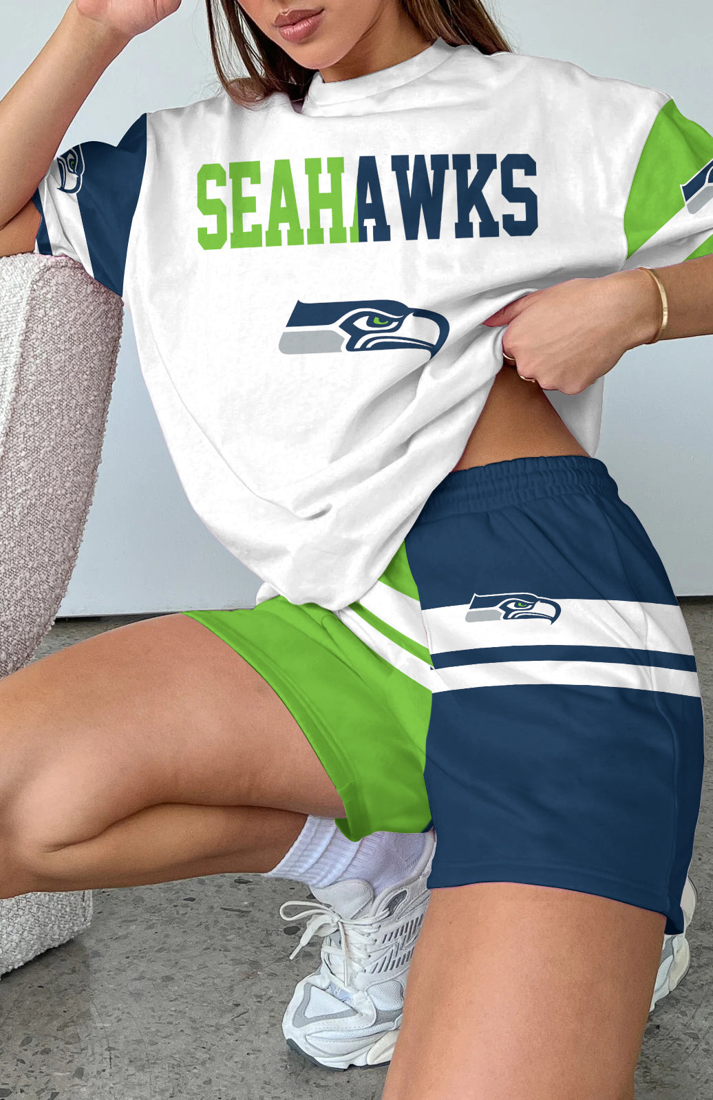 Seattle Seahawks Limited Edition Women's T-Shirt & Short Set