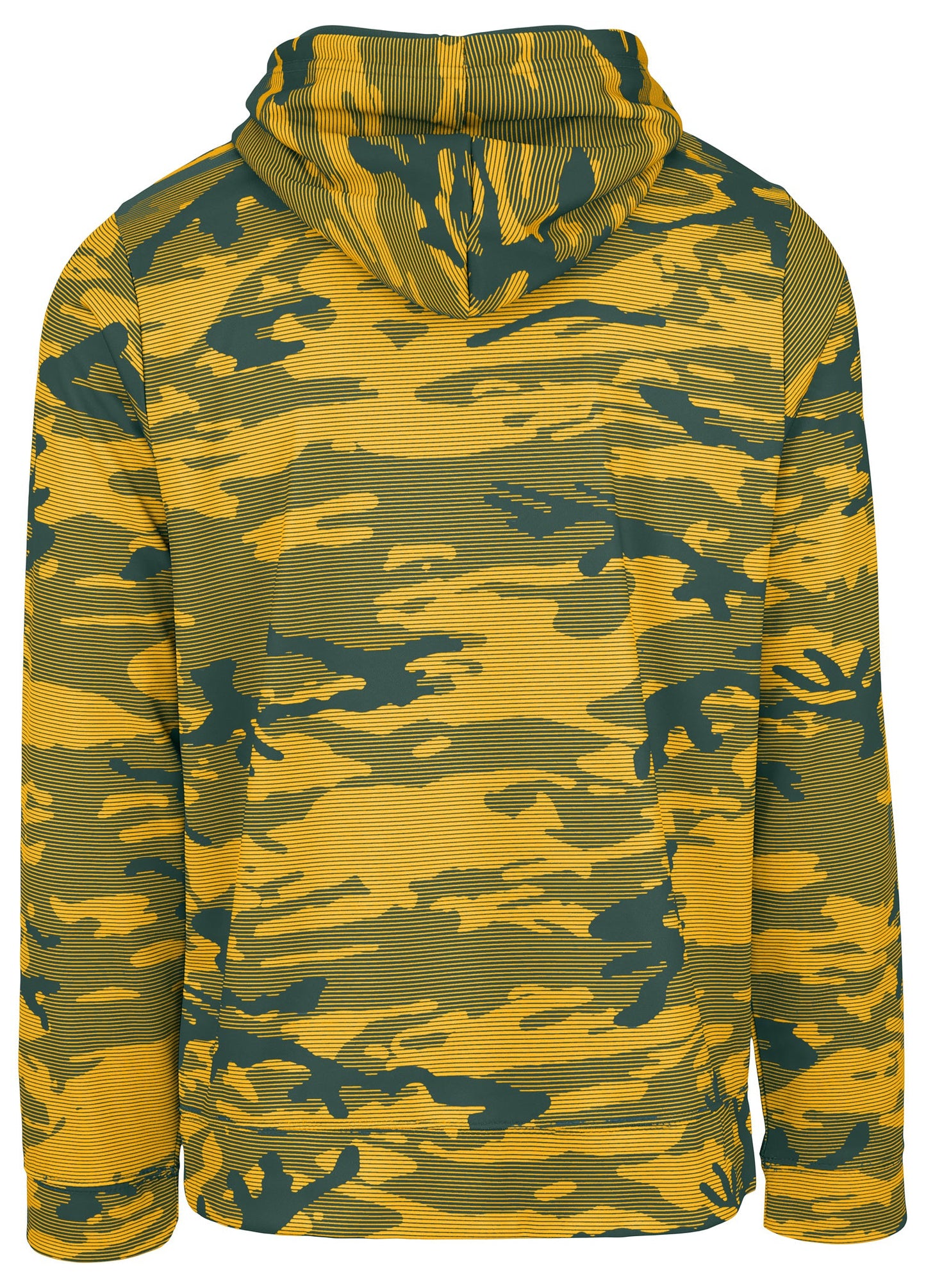 Zubaz NFL Men's Team Color Camo Lines Hoodie Green Bay Packers