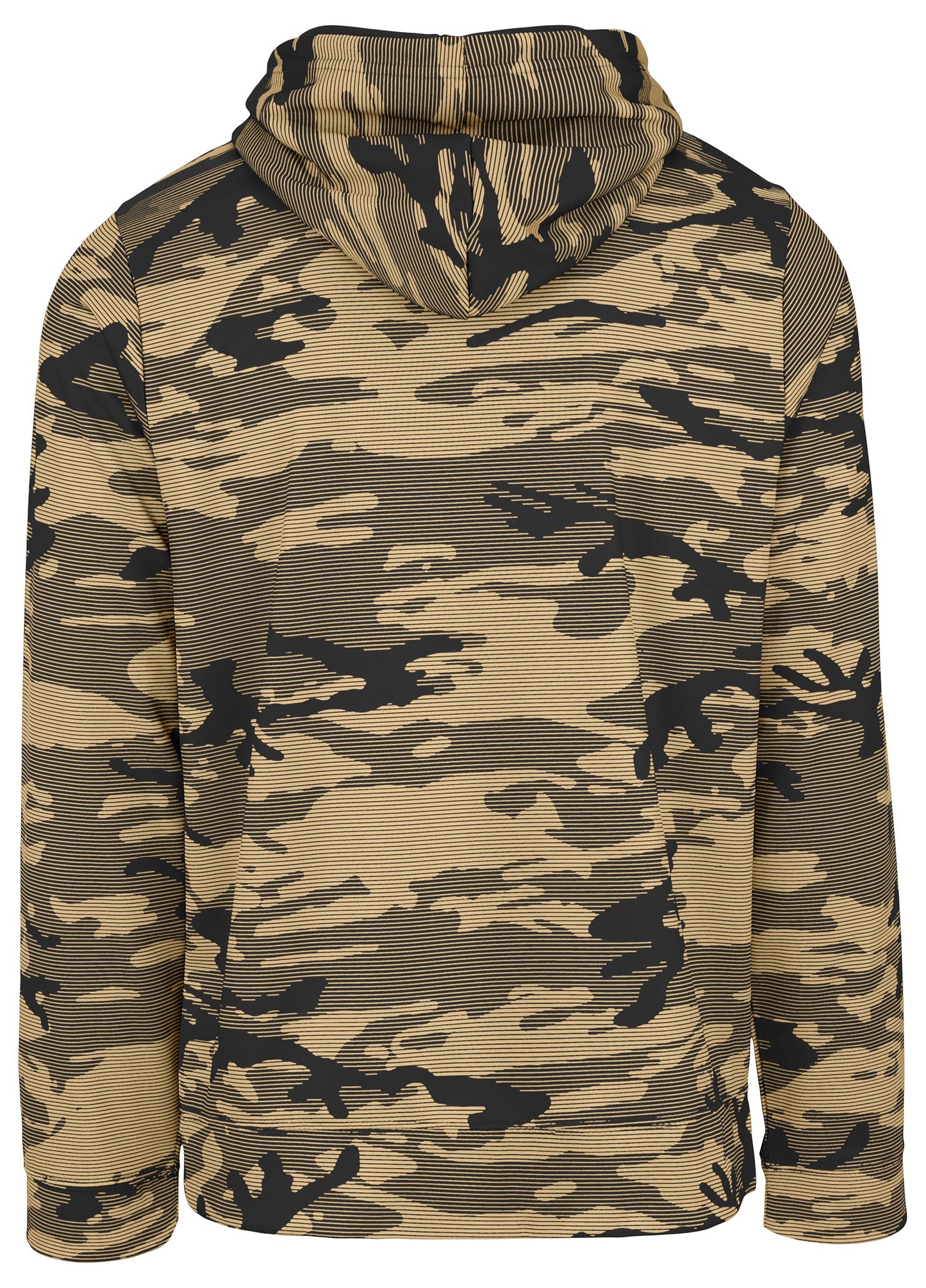 Zubaz NFL Men's Team Color Camo Lines Hoodie New Orleans Saints