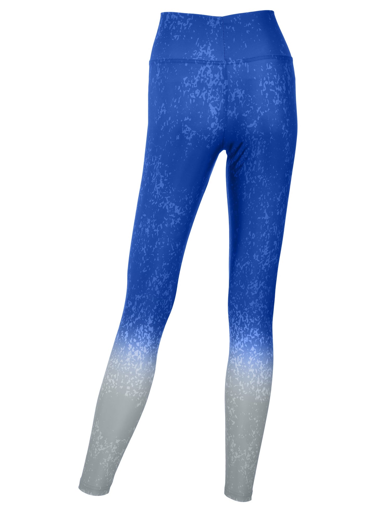 Zubaz NFL Women's Distressed Gradient Leggings with Team Wordmark Indianapolis Colts