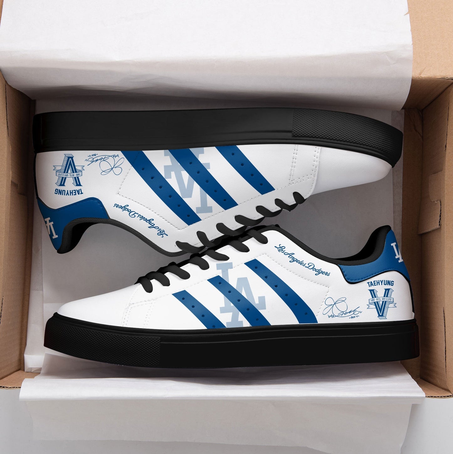 Los Angeles Dodgers x V BTS Limited Edition Stan Smith Shoes