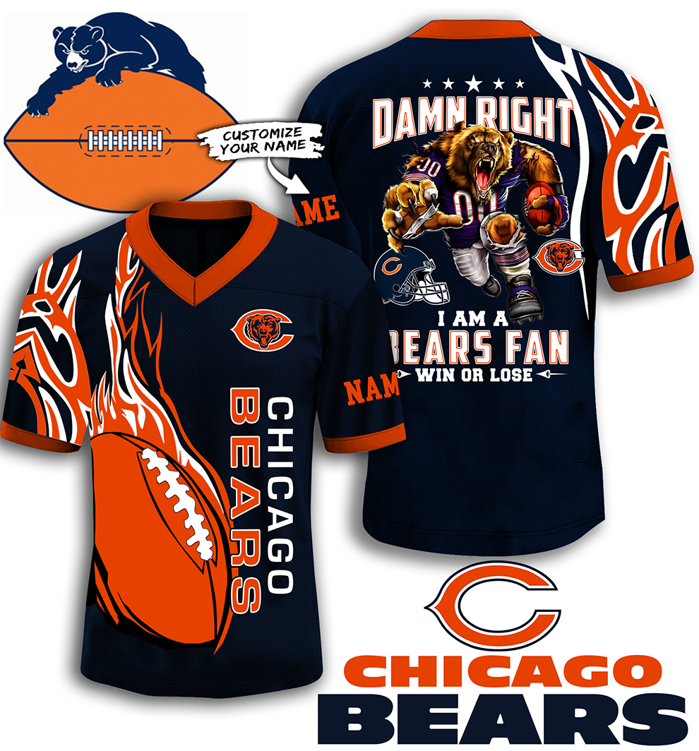 Chicago Bears Fan Jersey