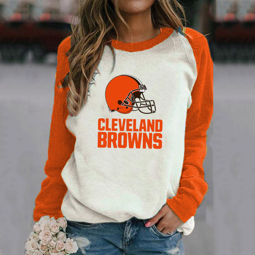 casual patchwork printed Unisex Pullover