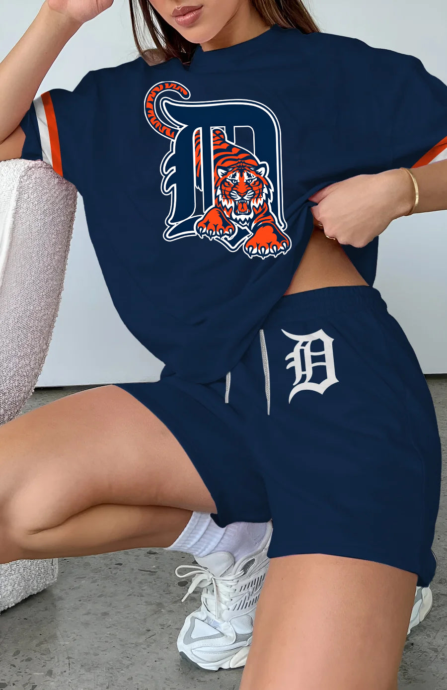 Detroit Tigers Limited Edition Women's T-Shirt & Short Set