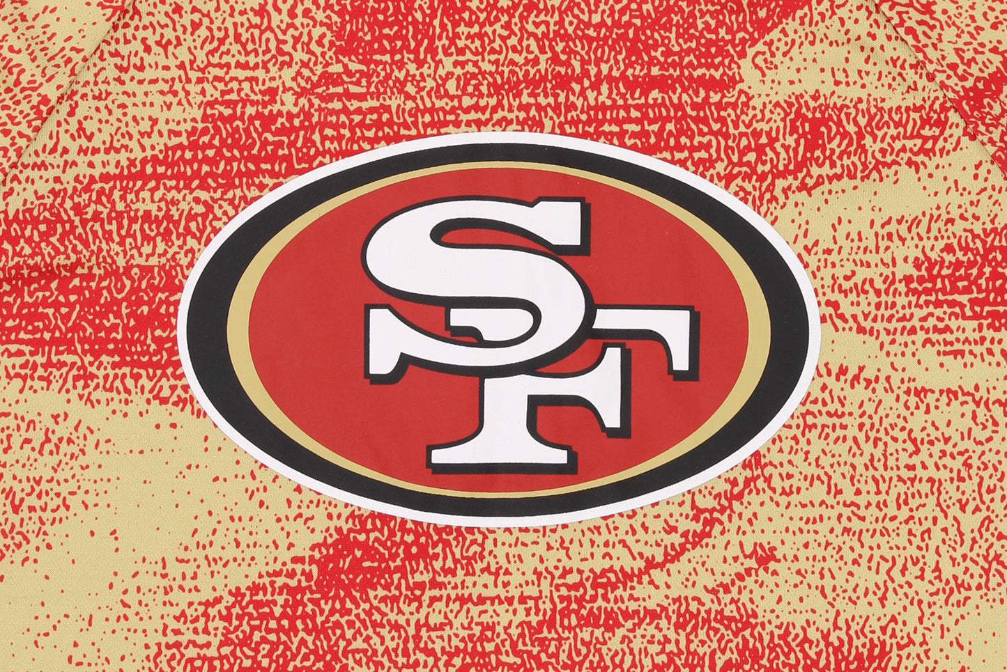 Zubaz NFL San Francisco 49ers Men's Static Body Lightweight Performance French Terry Hoodie Size LARGE