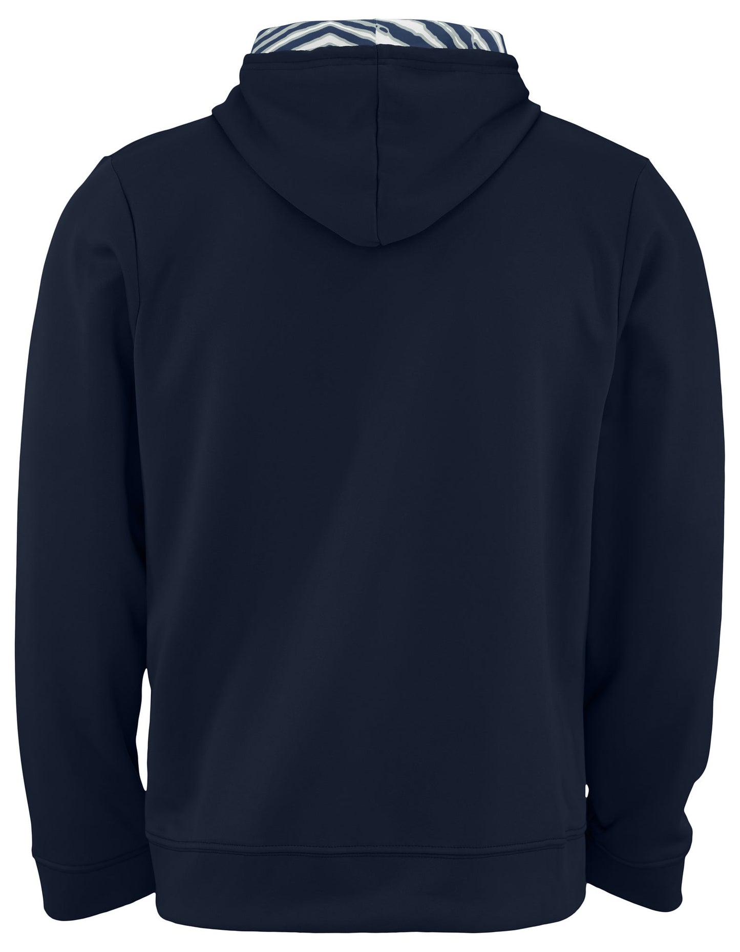 Zubaz NFL Men's Dallas Cowboys Team Color Primary Logo With Zebra Hood Liner