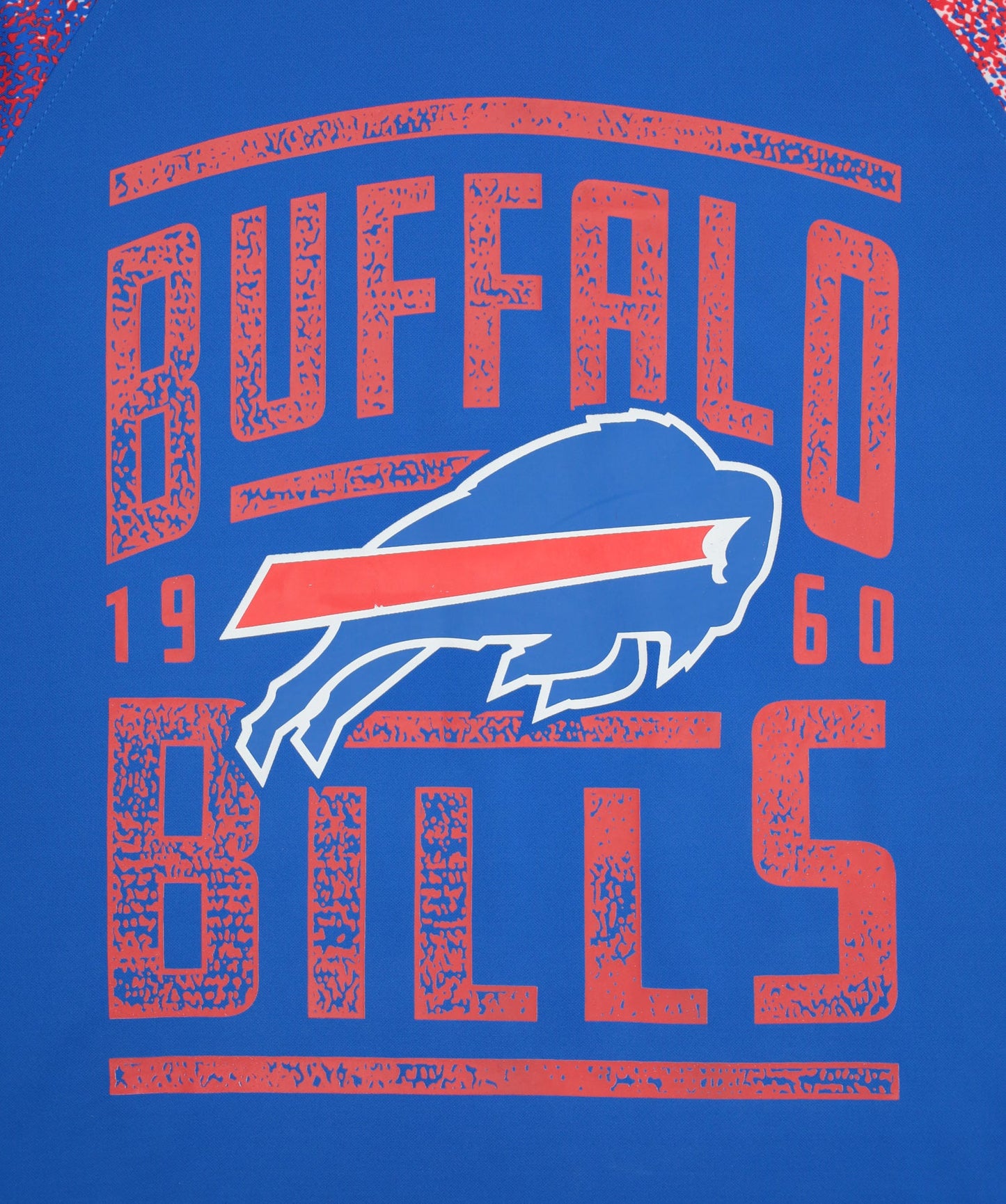 Zubaz NFL Men's Static Lightweight Hoodie Buffalo Bills