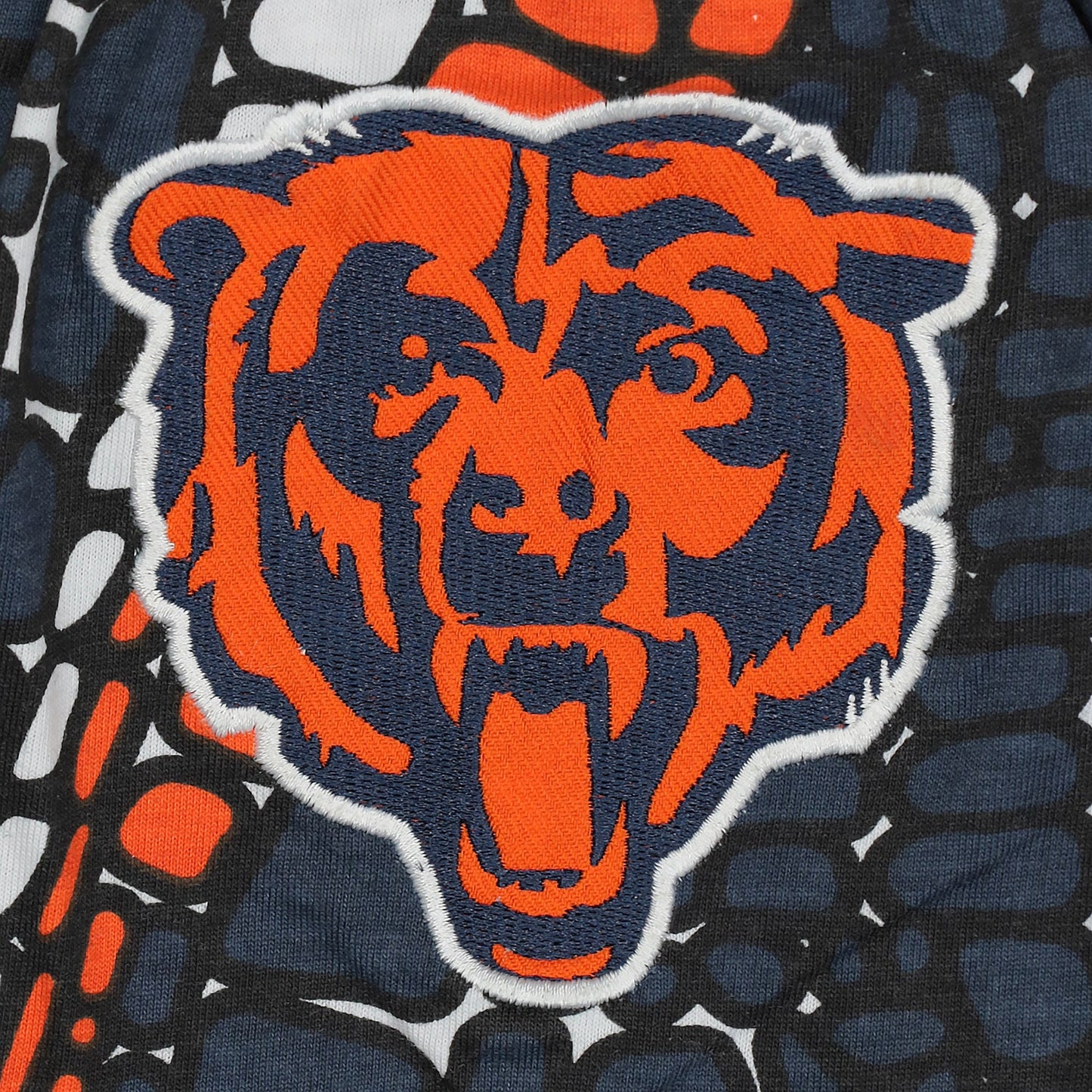 Zubaz NFL Adult Unisex Z88 Embroidered Gator 3 Color Pants, Chicago Bears