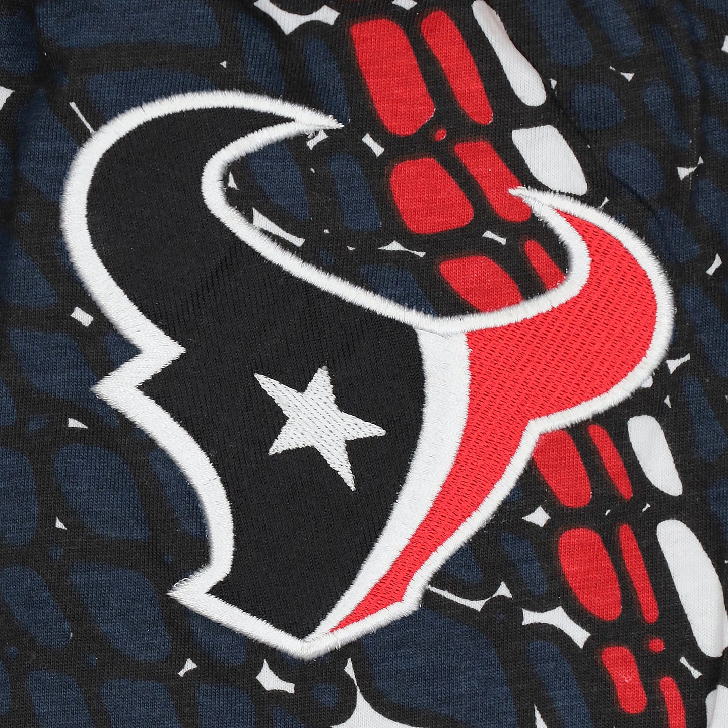 Zubaz NFL Adult Unisex Z88 Embroidered Gator 3 Color Pants, Houston Texans