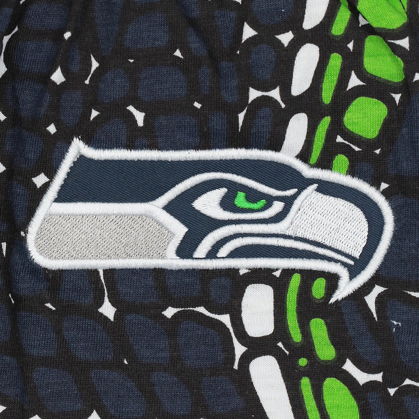 Zubaz NFL Adult Unisex Z88 Embroidered Gator 3 Color Pants, Seattle Seahawks