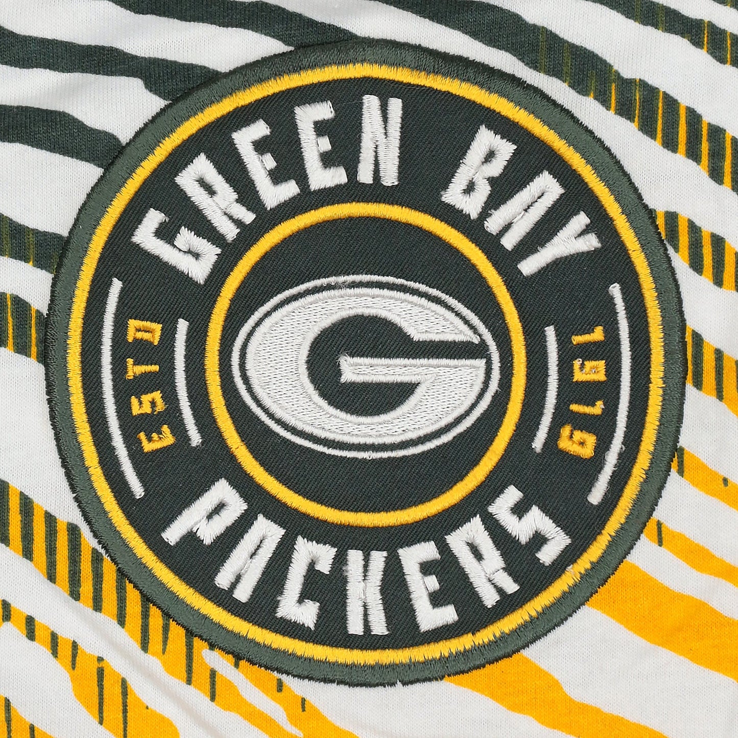 Zubaz NFL Adult Unisex Z88 Embroidered Zebra Ombre TMC Pants, Green Bay Packers