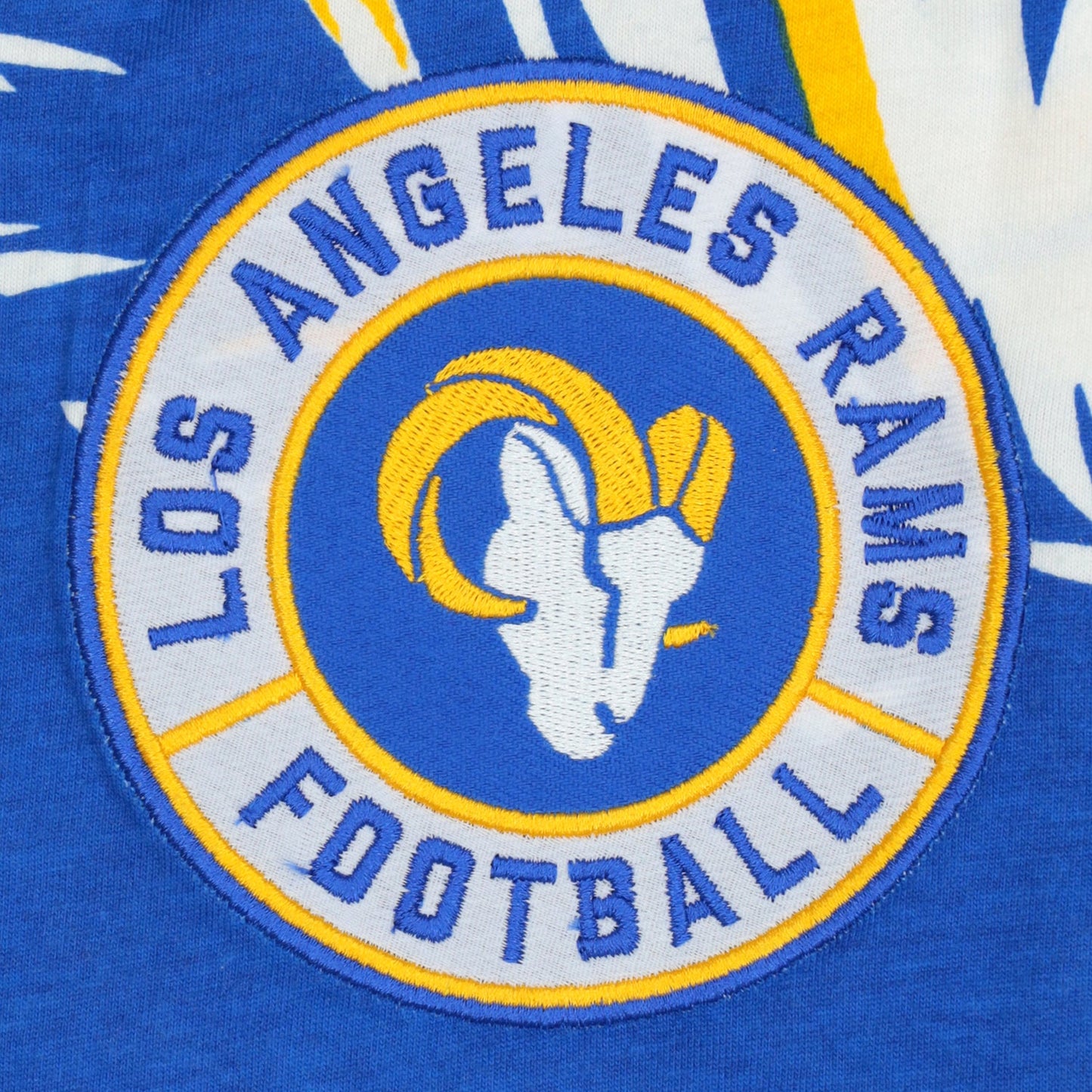 Zubaz NFL Adult Unisex Z88 Embroidered Leaf 3 Color Pants, Los Angeles Rams