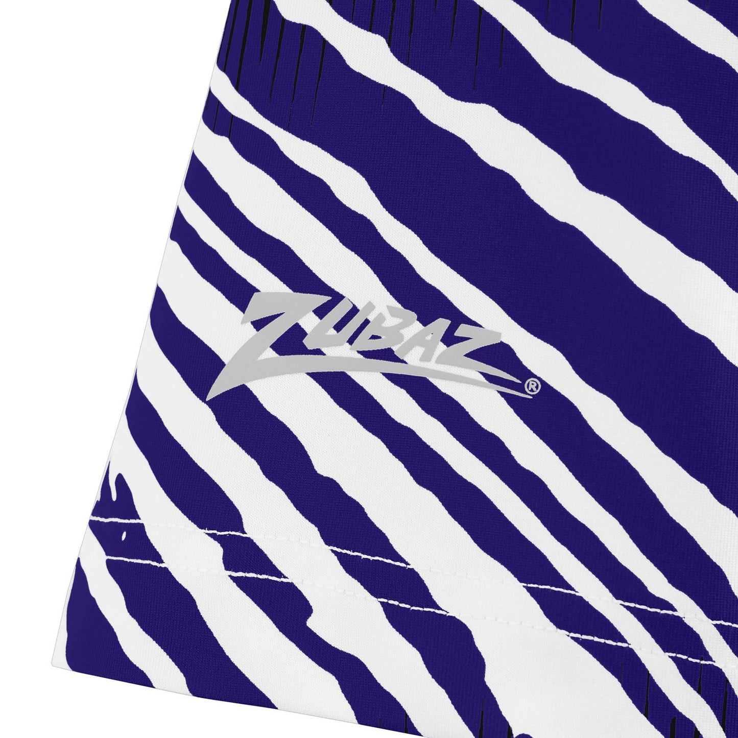 Zubaz NFL Women's Zebra 2 Team Color Circle Logo Short Sleeve T-Shirt, Baltimore Ravens