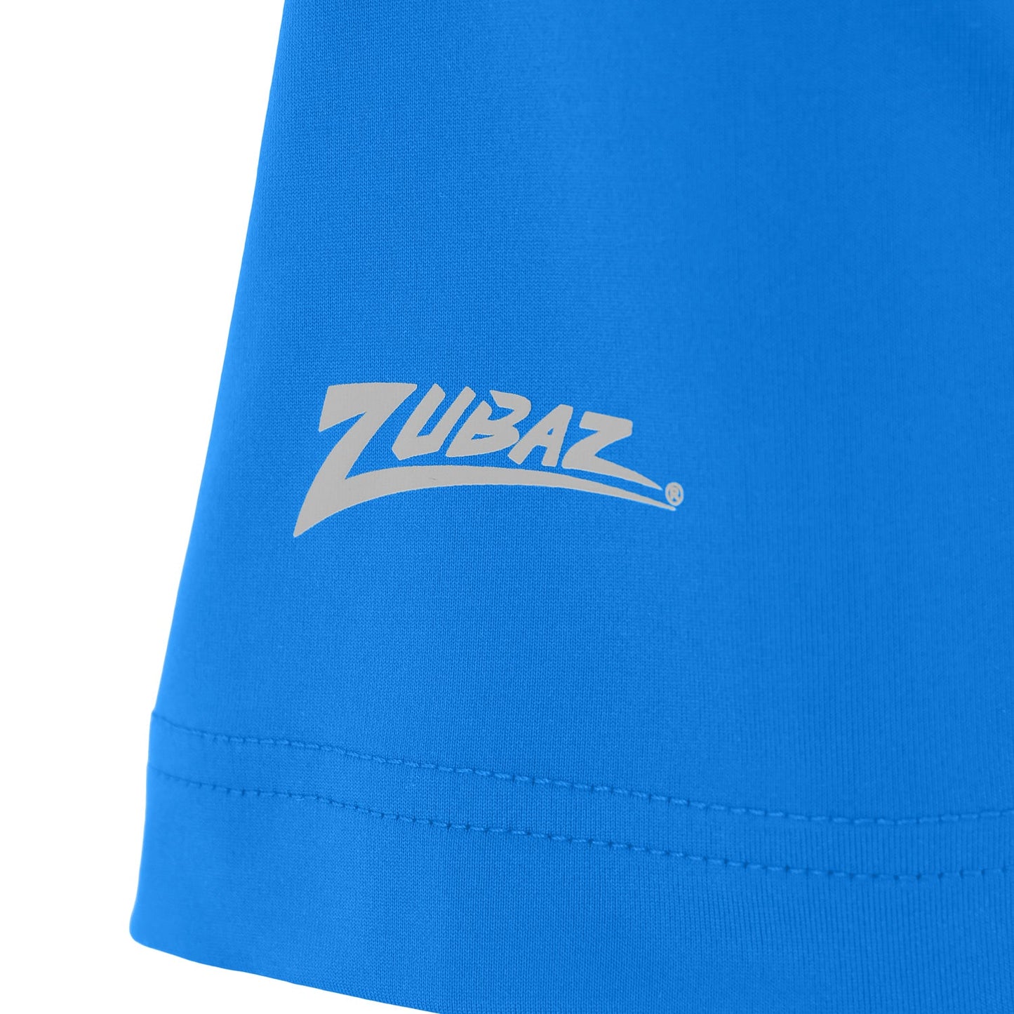 Zubaz NFL Women's Quarterback Team Color Short Sleeve T-Shirt, Los Angeles Chargers