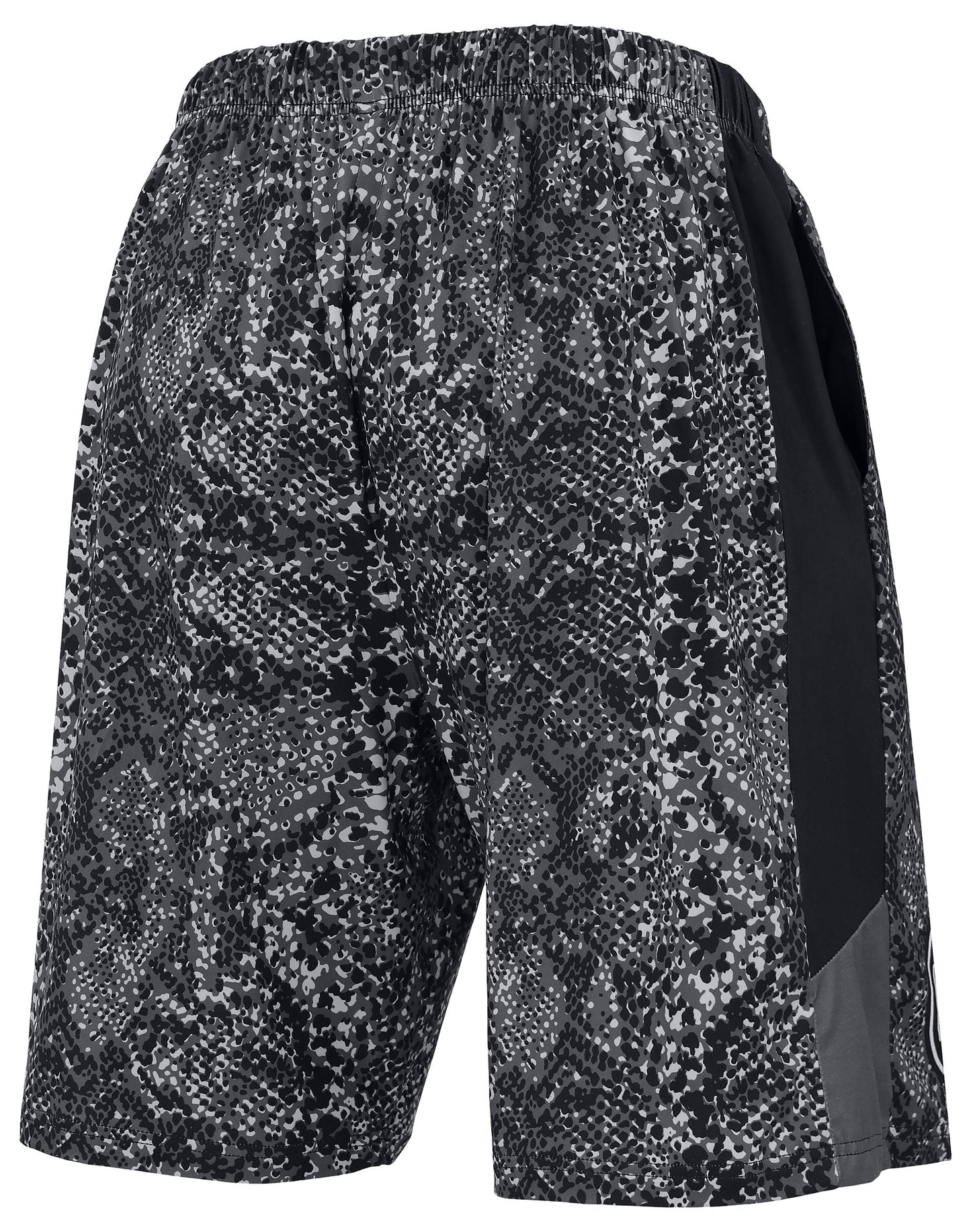 Zubaz NFL Men's 9in Tonal Post Football Shorts, Baltimore Ravens